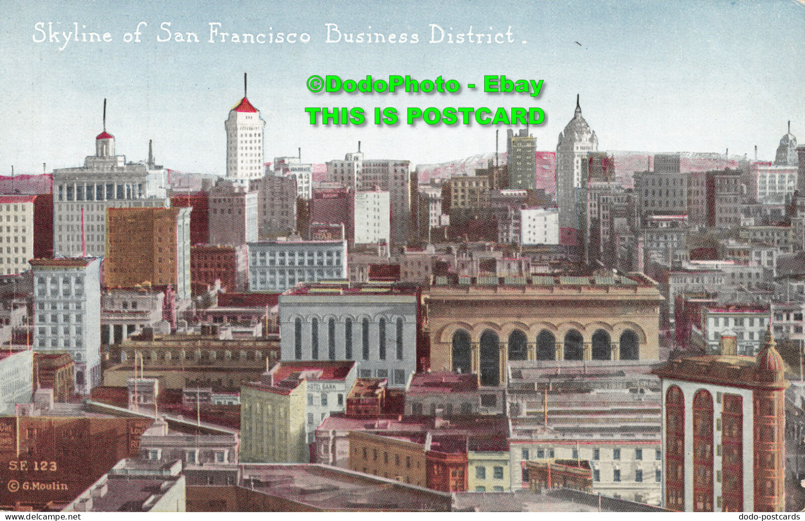 R417062 Skyline Of San Francisco Business District. Edward H. Mitchell. G. Mouli - World