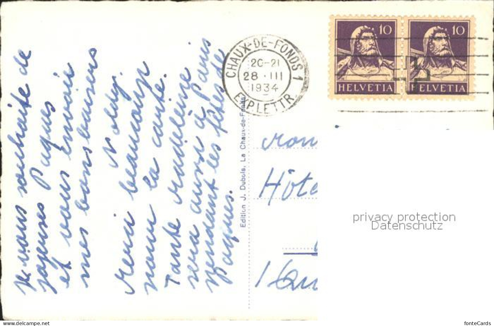 11960867 La Chaux-de-Fonds Gare Centrale La Chaux-de-Fonds - Other & Unclassified