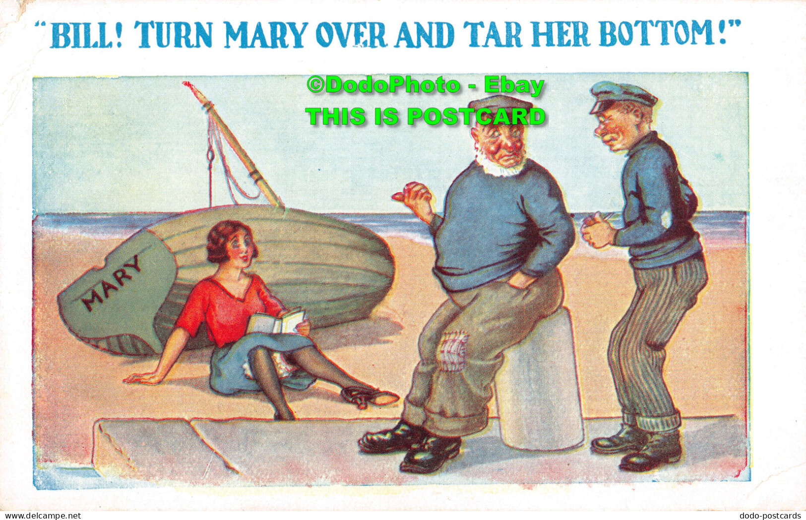 R417068 Bill. Turn Mary Over And Tar Her Bottom. Philco Series. Comic Series. No - World