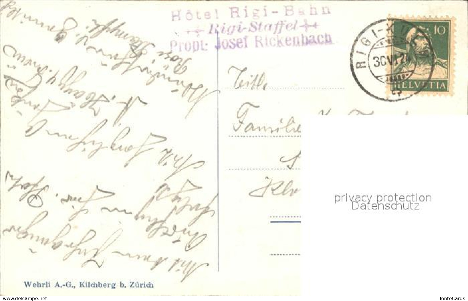 11960007 Rigi Staffel Und Kulm Rigi Staffel - Andere & Zonder Classificatie