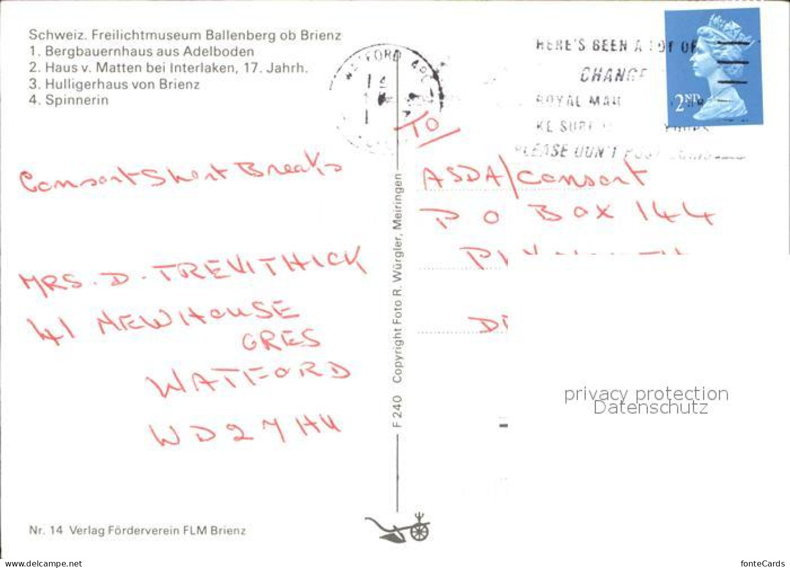 11958857 Hofstetten Brienz Freilichtmuseum Ballenberg Bergbauernhaus Adelboden H - Autres & Non Classés