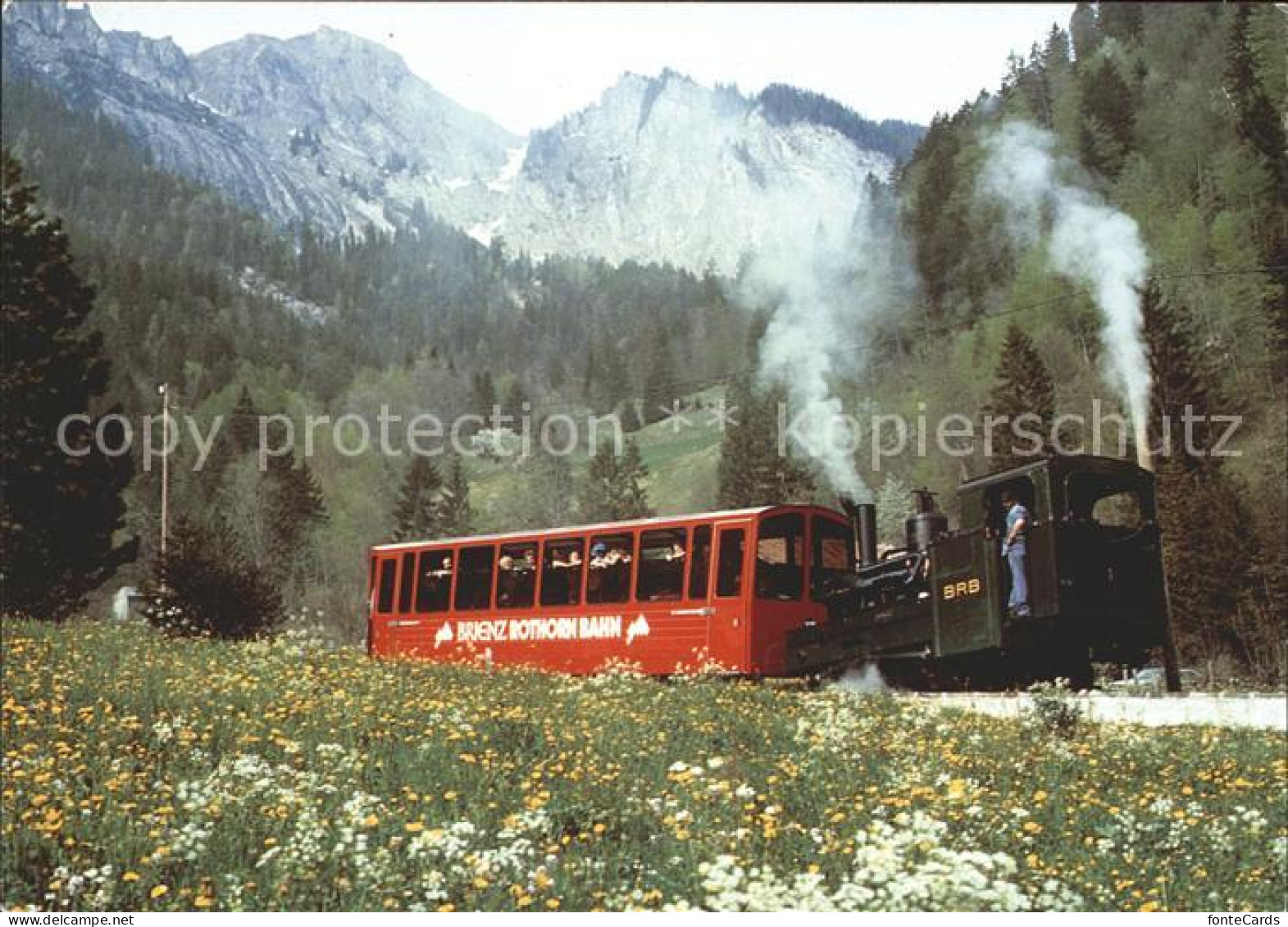 11956797 Brienz-Rothornbahn Lokomotive Nr. 1  Brienz-Rothornbahn - Altri & Non Classificati