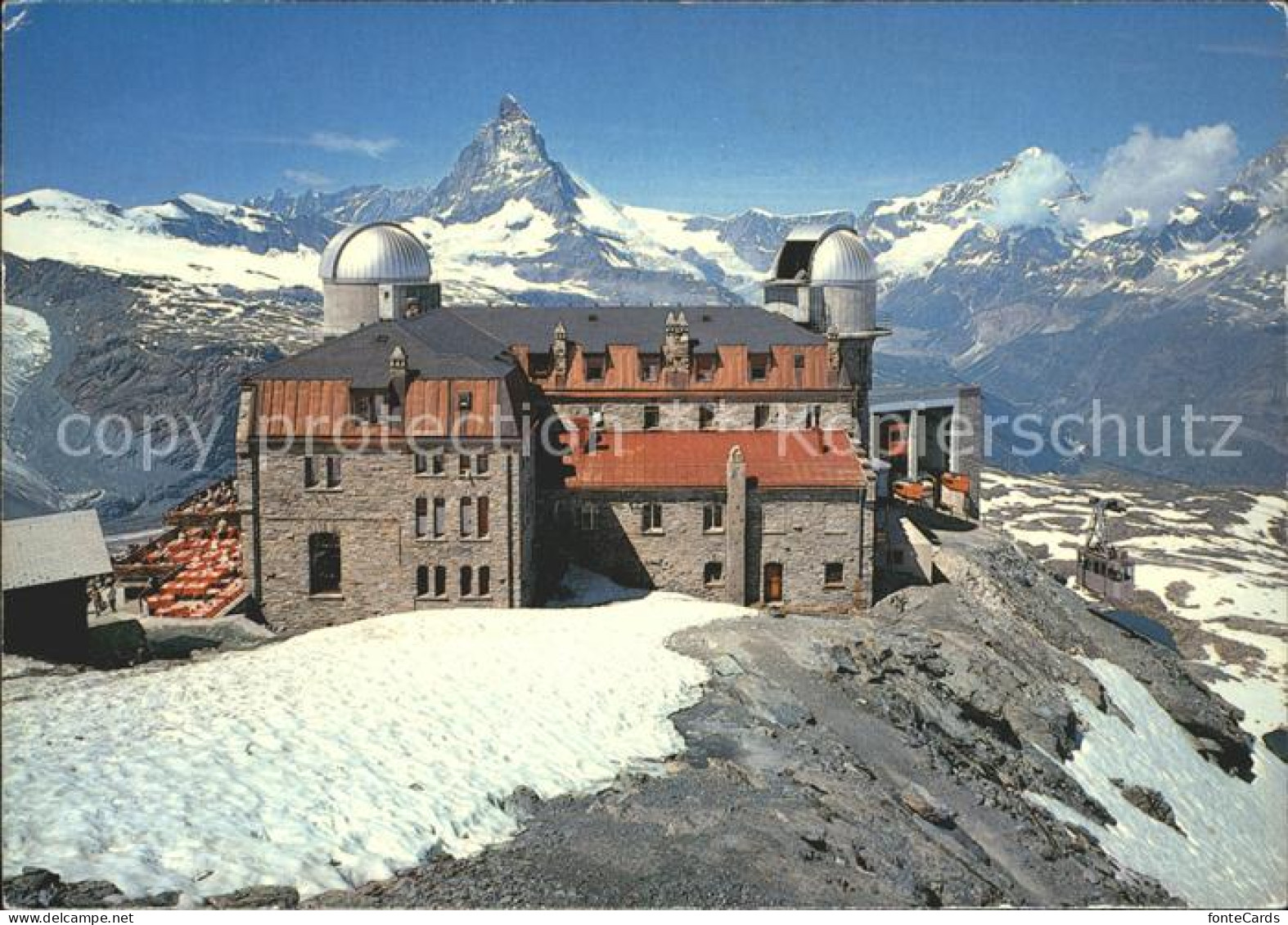 12111029 Gornergrat Zermatt Mit Matterhorn Dent Blanche Obergabelhorn Gornergrat - Altri & Non Classificati