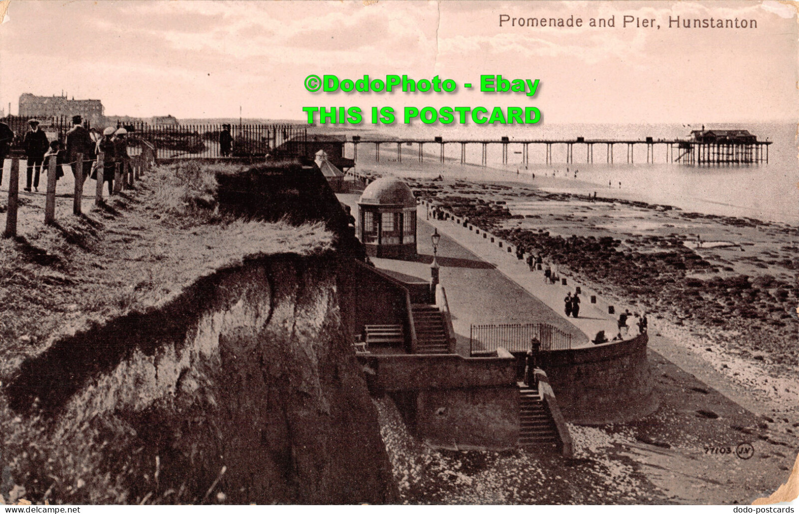 R417456 Hunstanton. Promenade And Pier. Valentine Series. 1914 - World