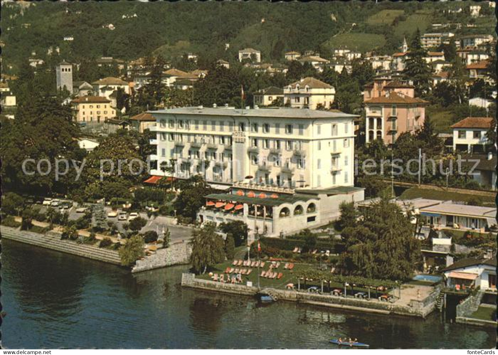 12105309 Locarno TI Hotel Reber Au Lac   - Autres & Non Classés