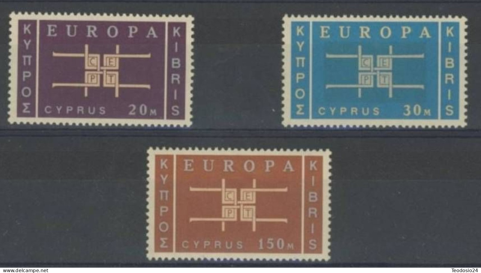 CHYPRE  1963 EUROPA  217 -219  ** - Nuovi