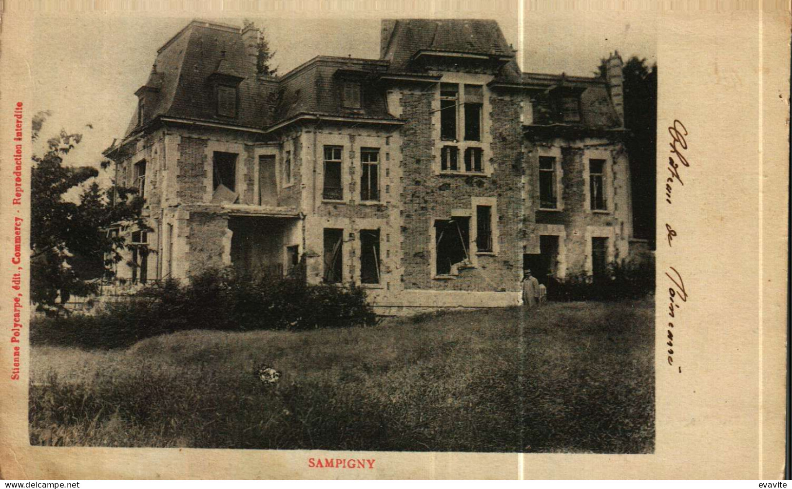 CPA  (55)       SAMPIGNY   Château De Poincarré - Autres & Non Classés
