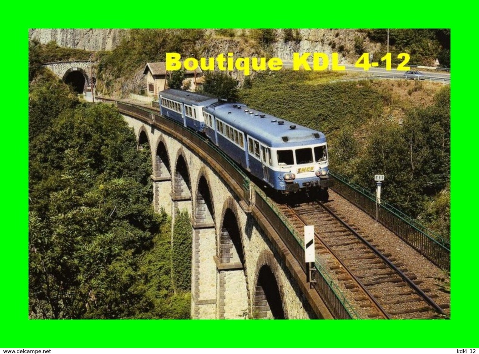RU 0342 - Autorail X 2800 Sur Le Viaduc Du Grand Tournant Vers THIERS - Puy De Dôme - SNCF - Thiers