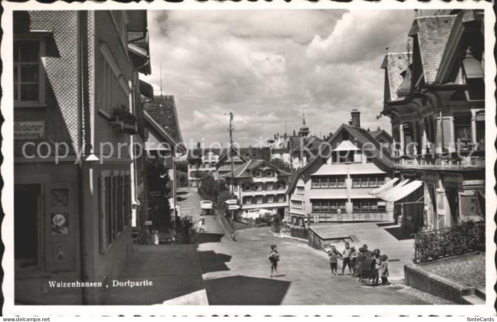 12072459 Walzenhausen AR Dorfpartie Walzenhausen - Otros & Sin Clasificación