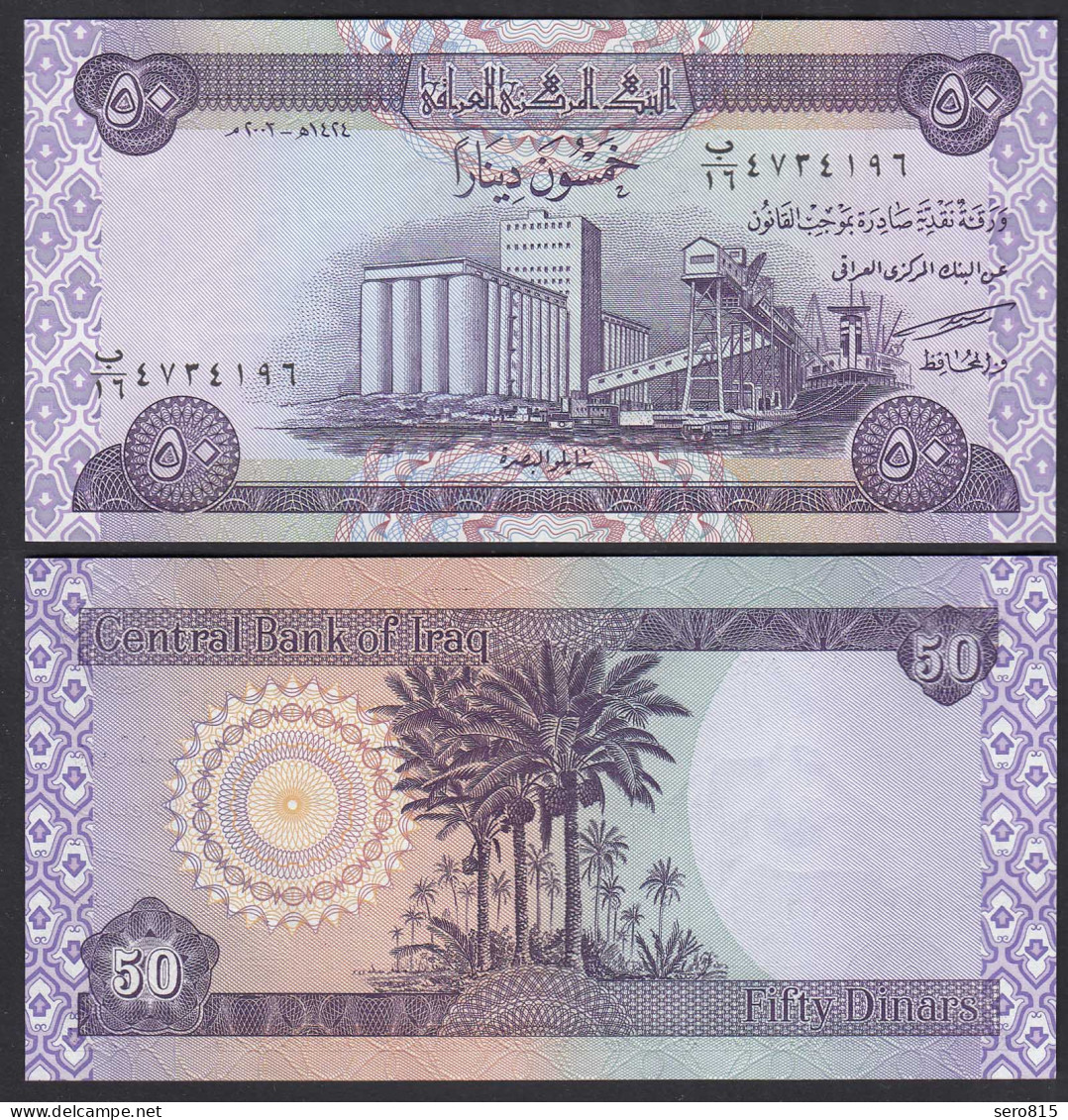 Irak - Iraq 50 Dinar Banknote 2003 Pick 90 UNC (1)    (27690 - Otros – Asia