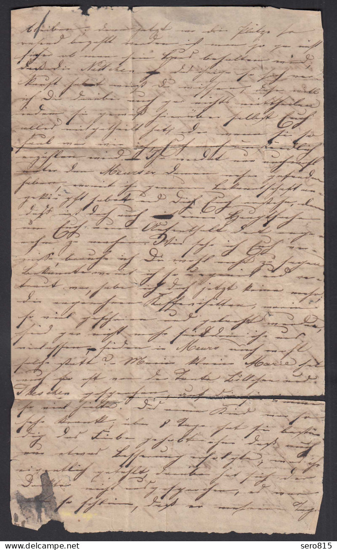 COELN Vorphila Brief 1845 Mit Umfangreichen Inhalt Preussen     (23472 - Altri & Non Classificati