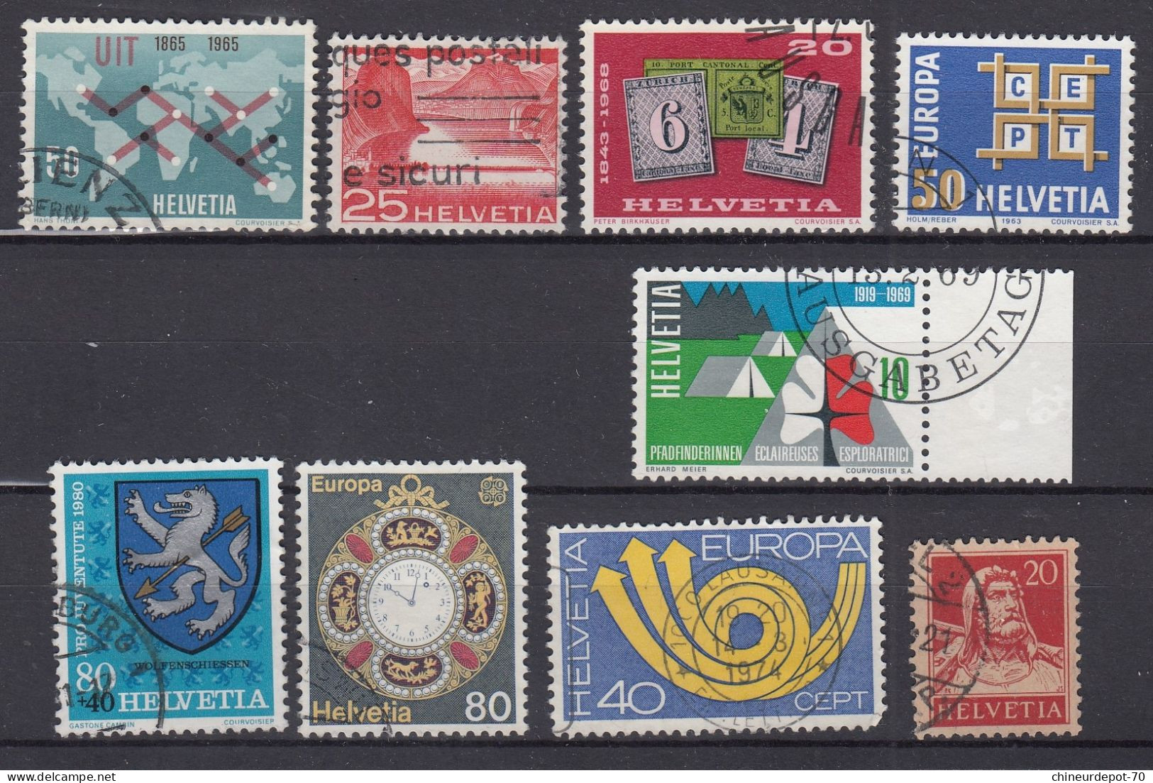 LOT SUISSE HELVETIA Swiss NON Classé VOIR 10 PHOTOS - Lotes/Colecciones