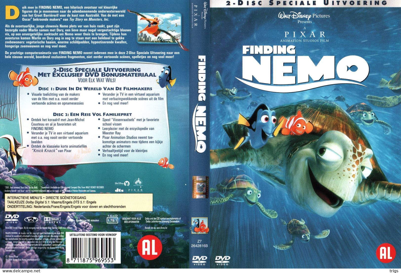 DVD - Finding Nemo (2 DISCS) - Animation