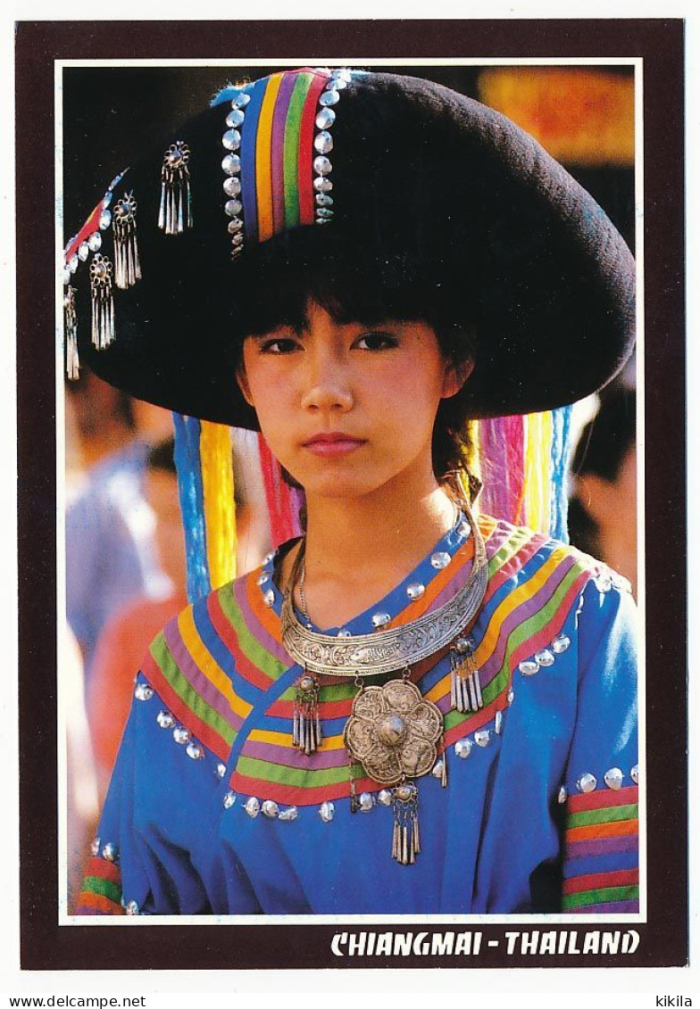 CPSM 10.5 X 15 Thaïlande (70) A Thai Liso Hill Tribe Young And Beautiful Girl At Chiengmai* - Thaïland