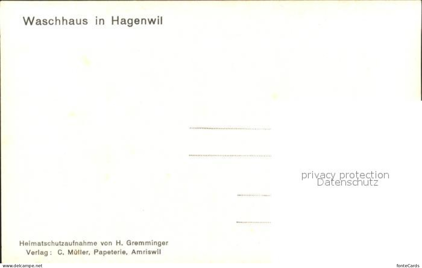 12058579 Amriswil TG Waschhaus In Hagenwil Amriswil TG - Andere & Zonder Classificatie