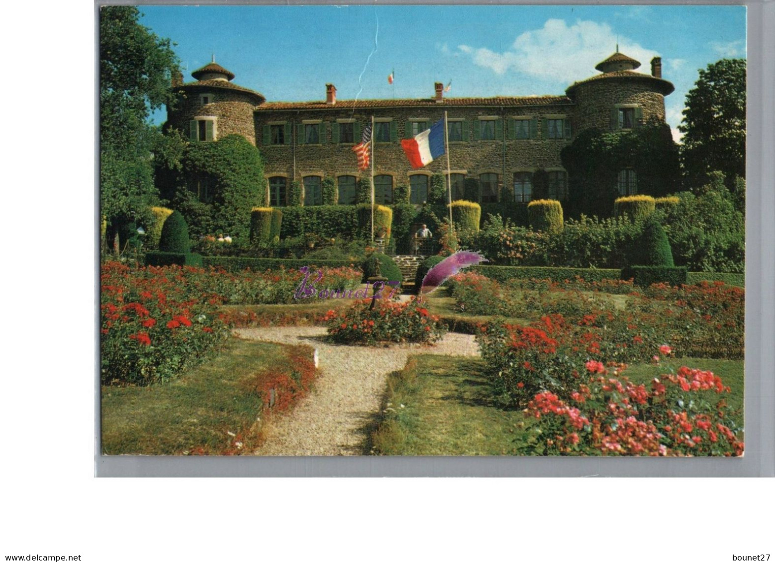 CHAVANIAC LAFAYETTE 43 - Le Château Vue Générale De La Façade Et Jardin - Other & Unclassified