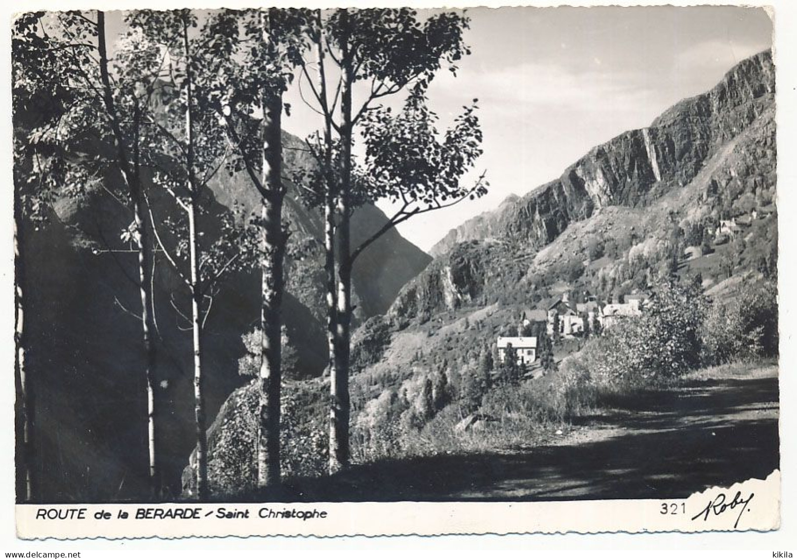 CPSM Dentelée 10.5 X 15 Photographe Roby Isère Route De La Bérarde / SAINT CHRISTOPHE - Andere & Zonder Classificatie