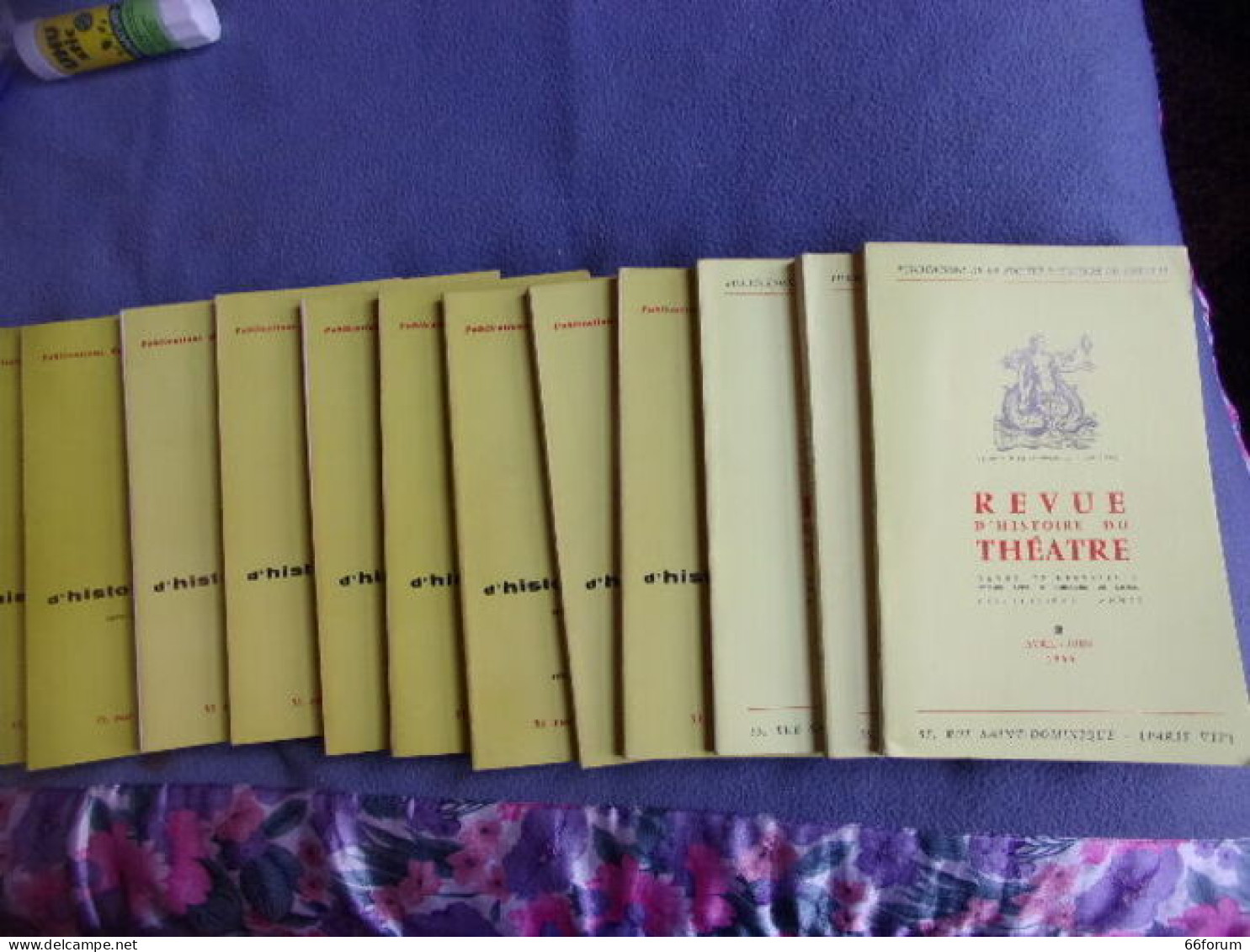 Revue D'histoire Du Théatre 14 Numéros Entre 1966 Et 1973 - Autres & Non Classés