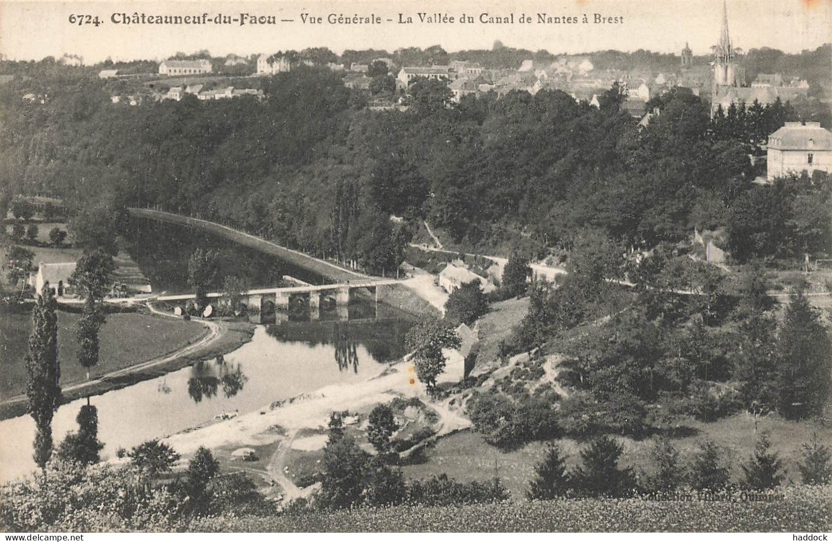 CHATEAUNEUF DU FAOU : VUE GENERALE - Châteauneuf-du-Faou