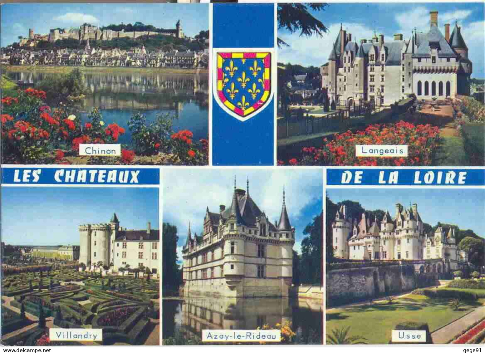 Chateaux De La Loire - Chinon - Langeais - Villandry - Azay Le Rideau - Ussé - Châteaux