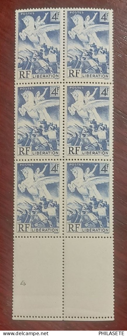 France 1 Bloc De 6 Timbres Neuf** YV N°   669  Libération - Ongebruikt