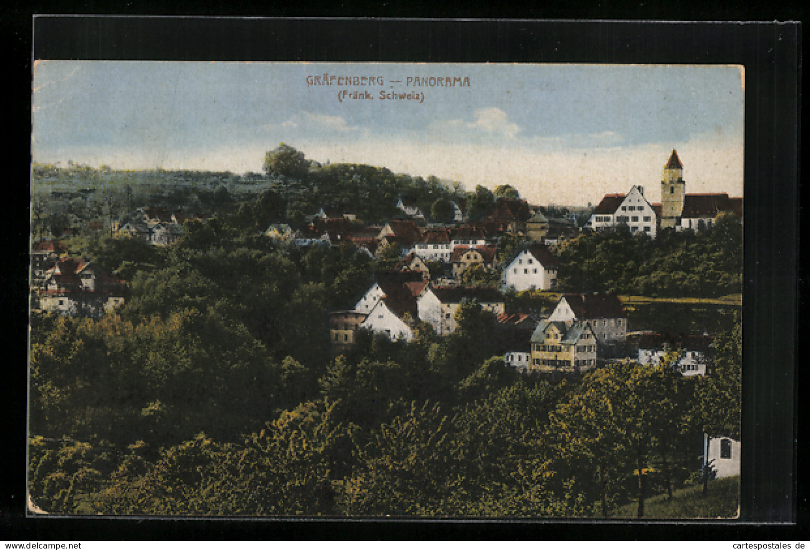 AK Gräfenberg /Fränk. Schweiz, Panorama Aus Der Vogelschau  - Other & Unclassified