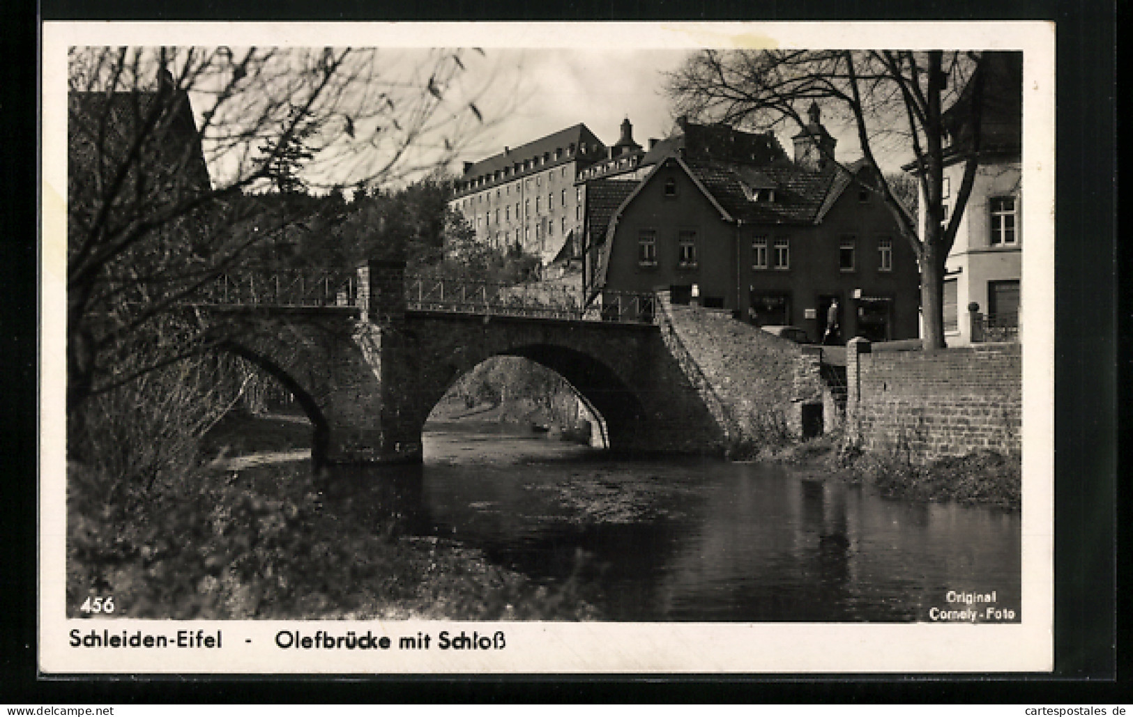 AK Schleiden /Eifel, Olefbrücke Mit Schloss  - Schleiden