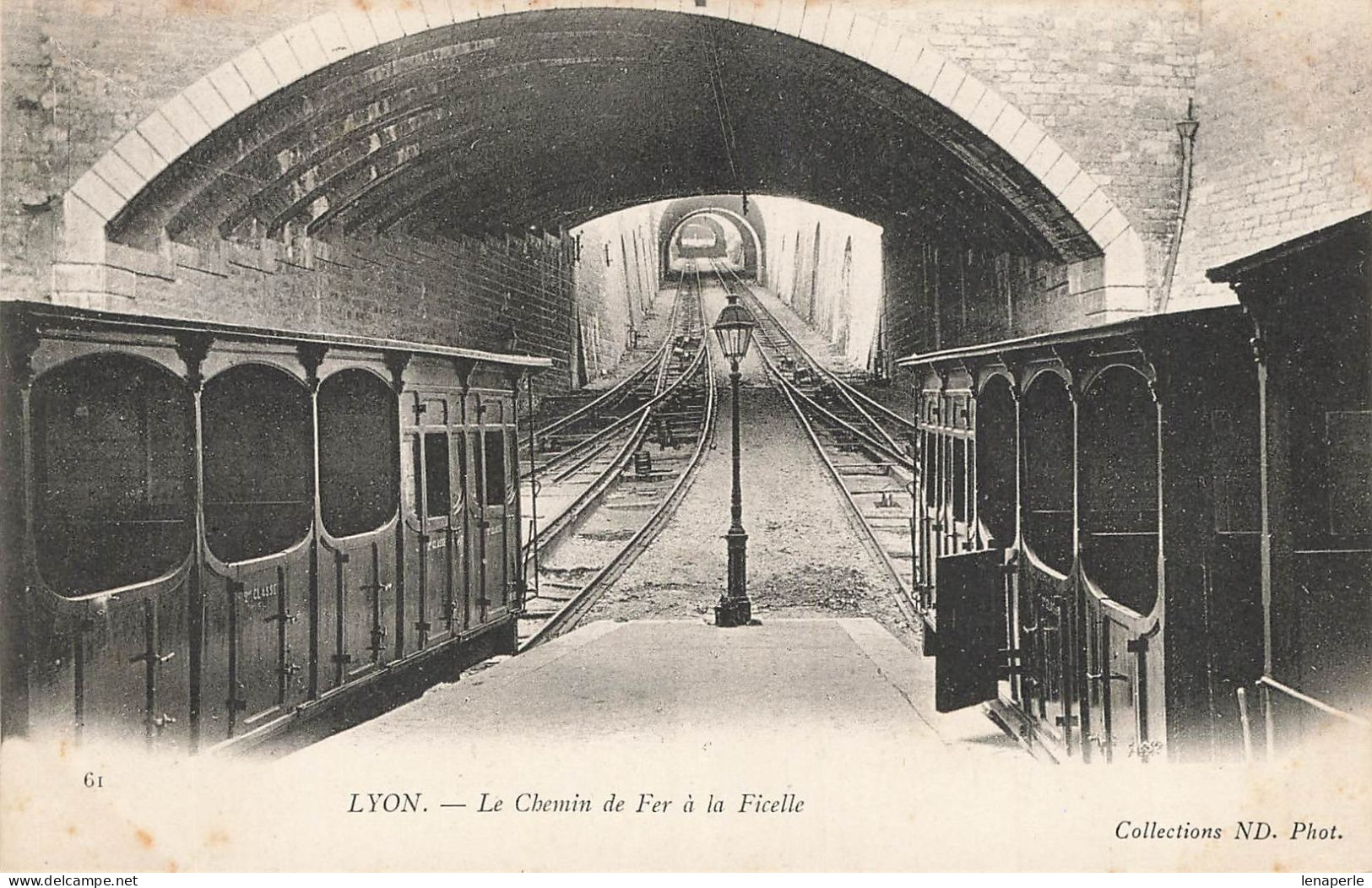 D9447 LYON Le Chemin De Fer A La Ficelle - Andere & Zonder Classificatie