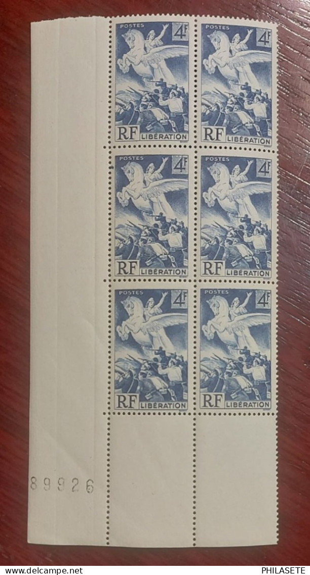 France 1 Bloc De 6 Timbres Neuf** YV N°   669  Libération - Ongebruikt