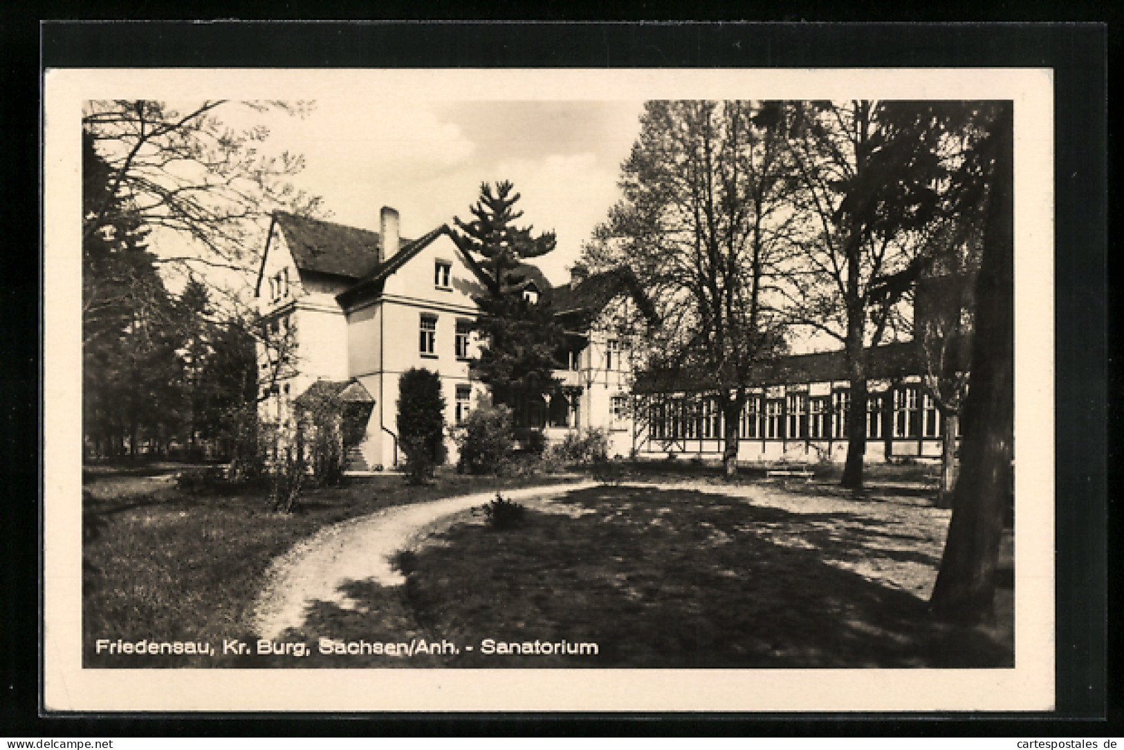 AK Friedensau Krs. Burg, Sanatorium  - Burg