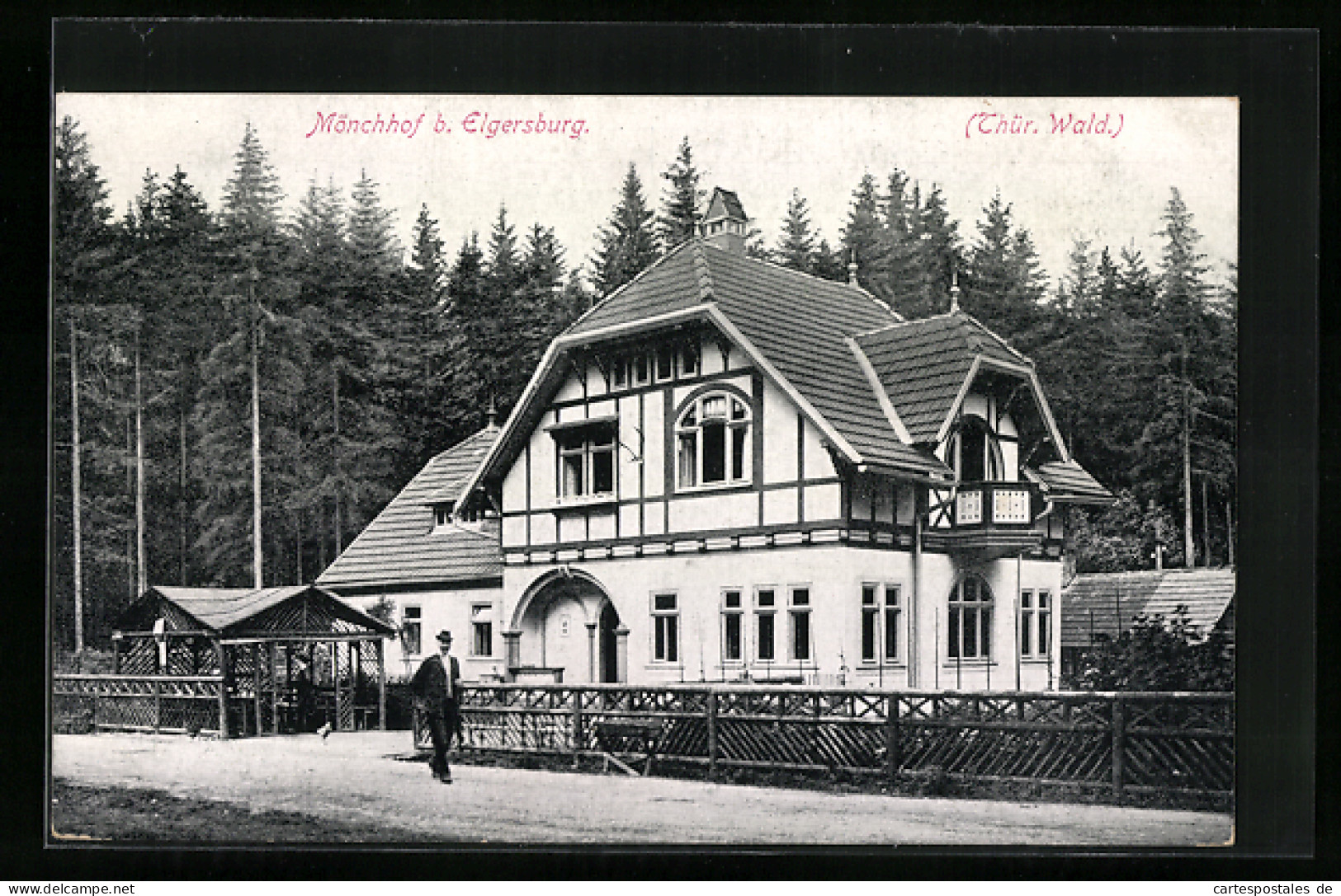 AK Elgersburg (Thür. Wald), Der Mönchhof  - Elgersburg