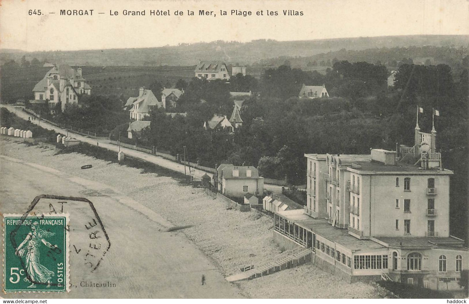 MORGAT : LE GRAND HOTEL DE LA MER - LA PLAGE ET LES VILLAS - Morgat