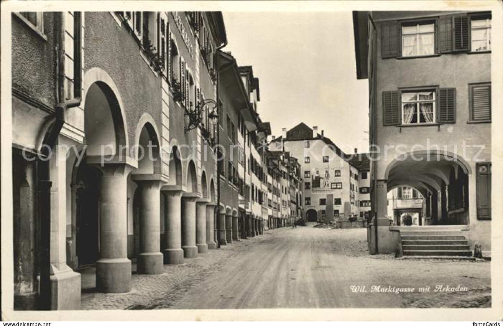 12031507 Wil SG Marktgasse Mit Arkaden Wil SG - Sonstige & Ohne Zuordnung