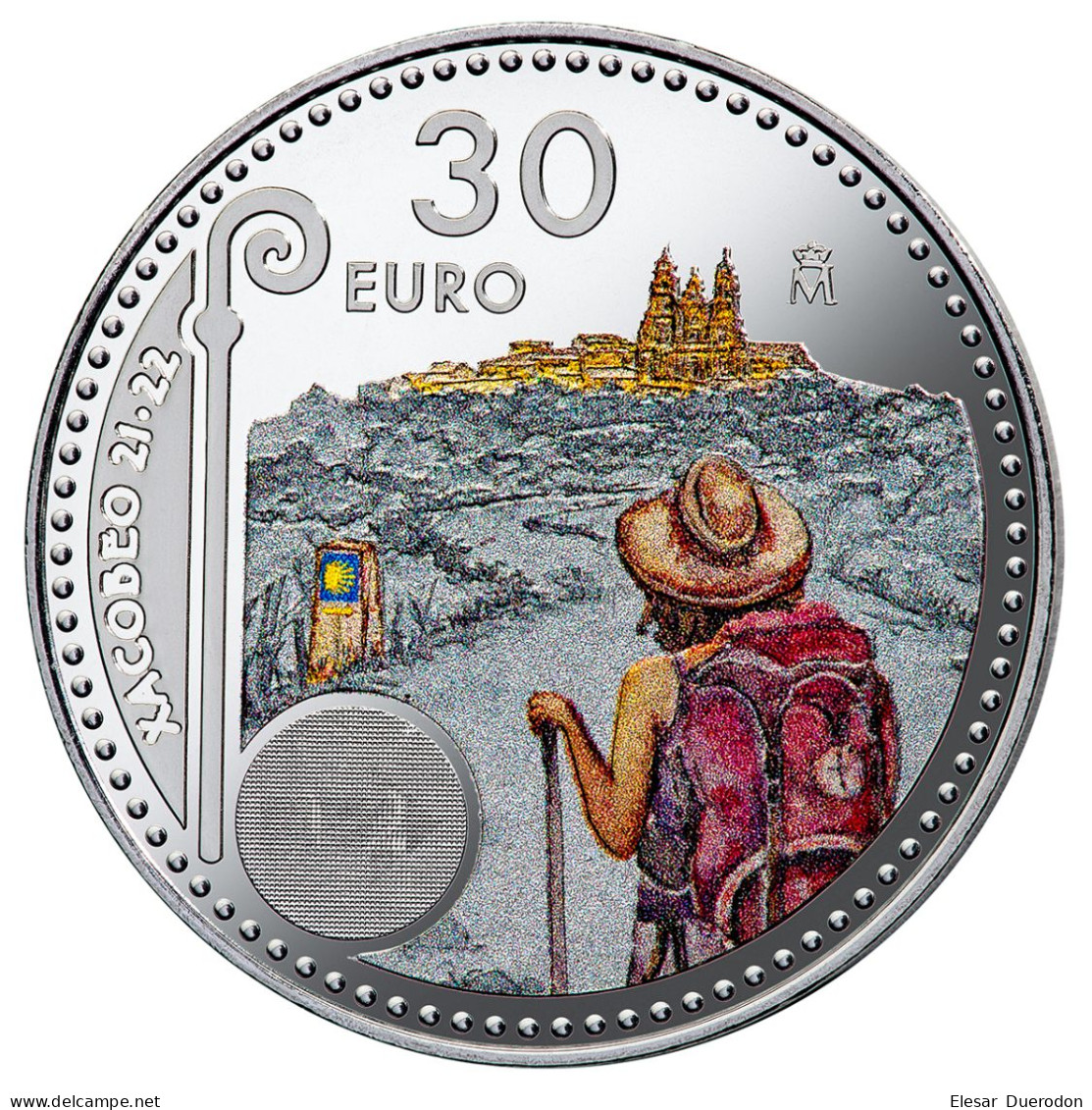 6 monedas de la FNMT canjeables por euros. Del año 2018 al 2023.
