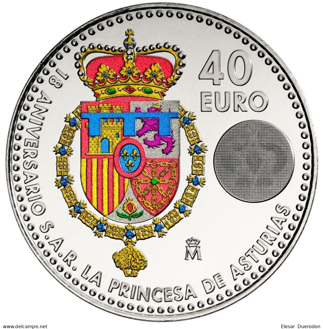 6 monedas de la FNMT canjeables por euros. Del año 2018 al 2023.