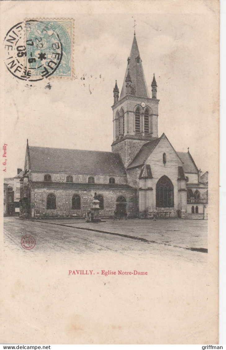 PAVILLY EGLISE NOTRE DAME 1905 TBE - Pavilly