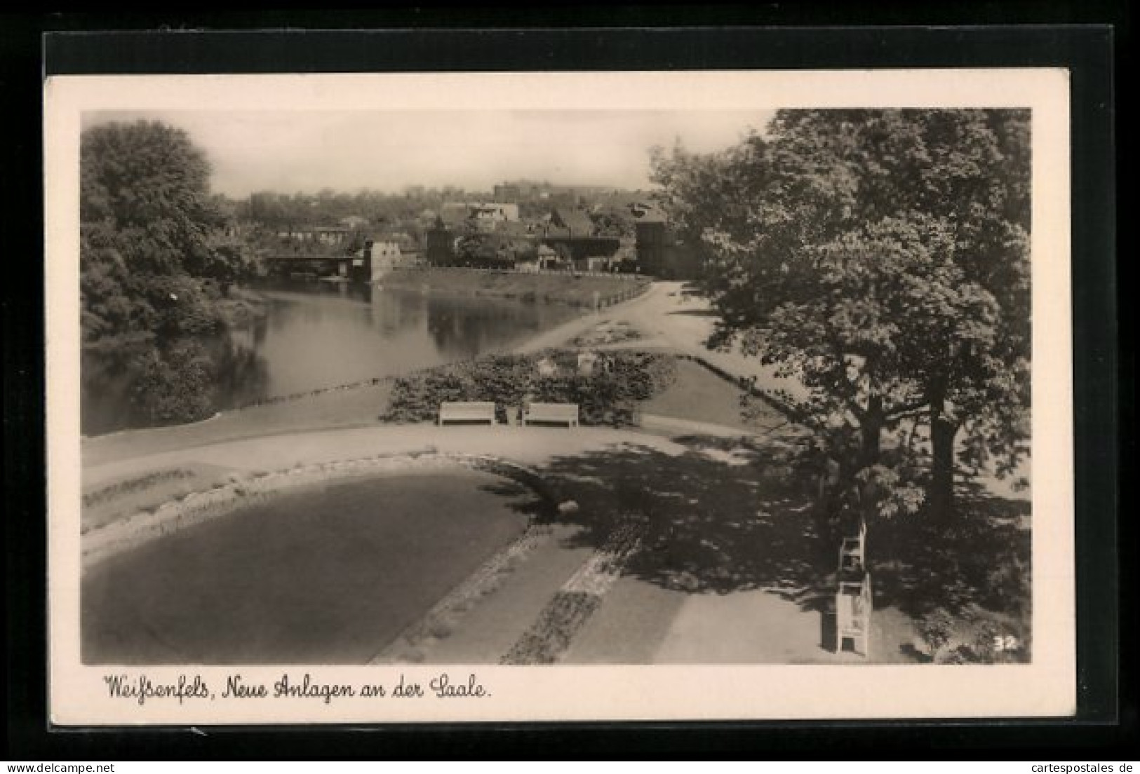 AK Weissenfels, Neue Anlagen An Der Saale  - Weissenfels