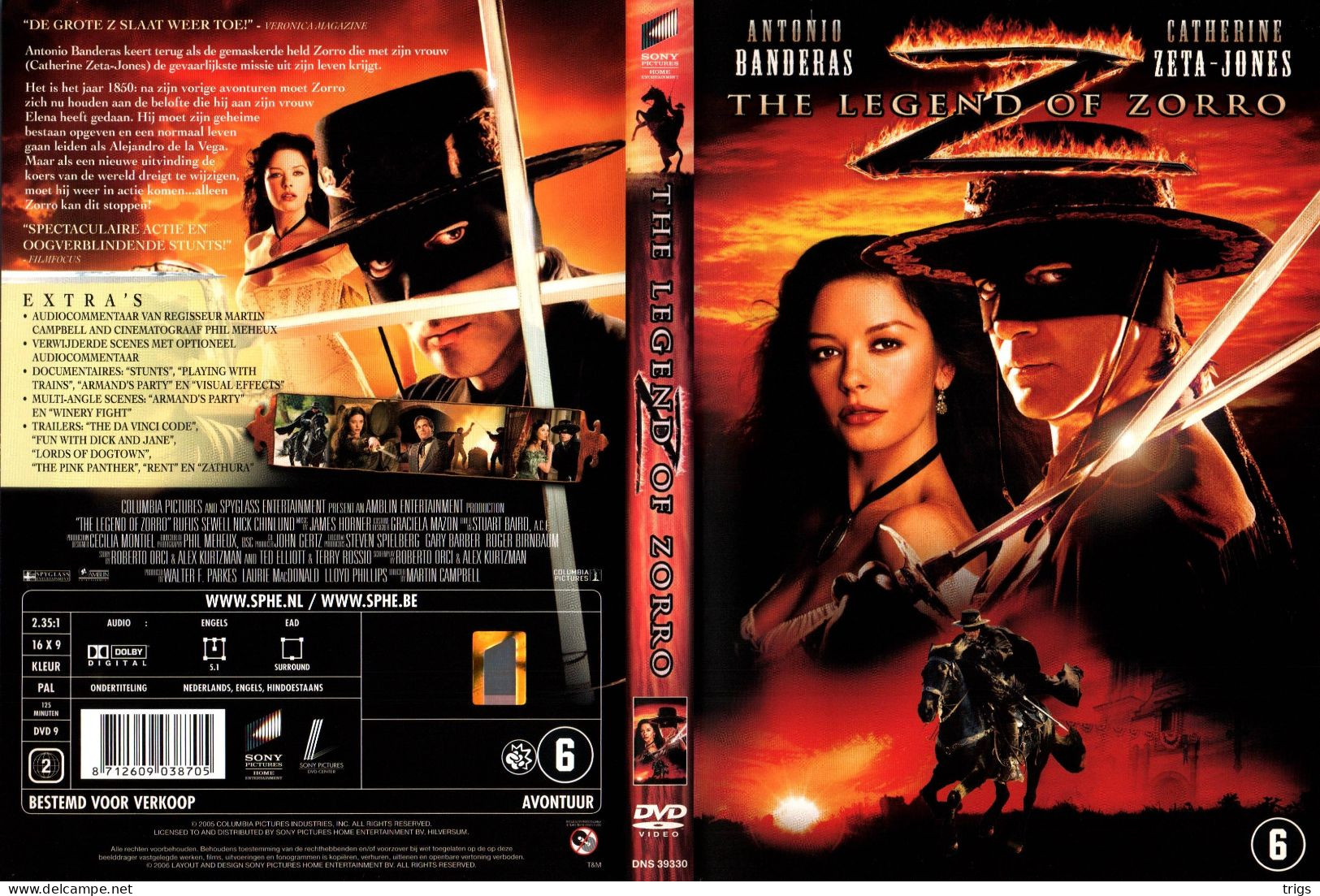 DVD - The Legend Of Zorro - Acción, Aventura
