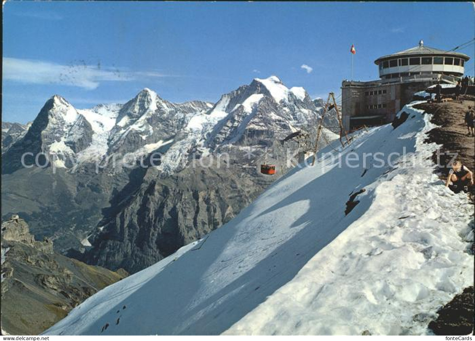 12025087 Muerren BE Schilthornbahn Gipfelstation Drehrestaurant Muerren BE - Autres & Non Classés