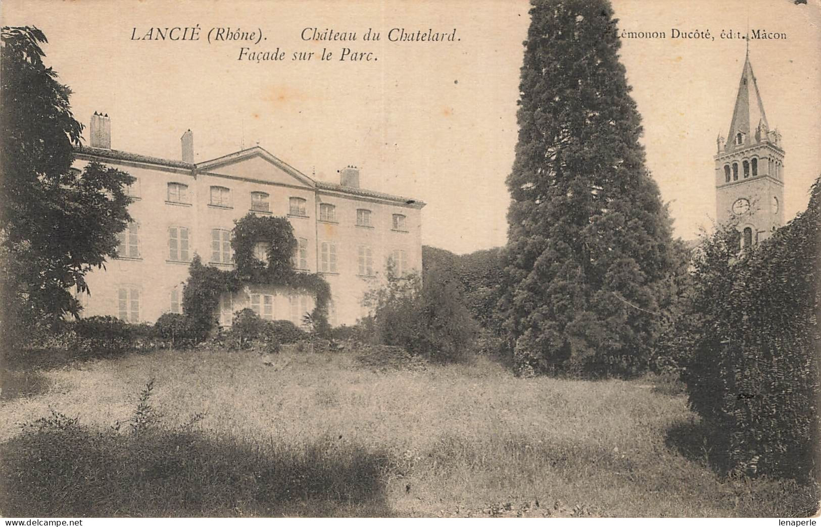 D9456 Lancié Chateau Du Chatelard - Autres & Non Classés