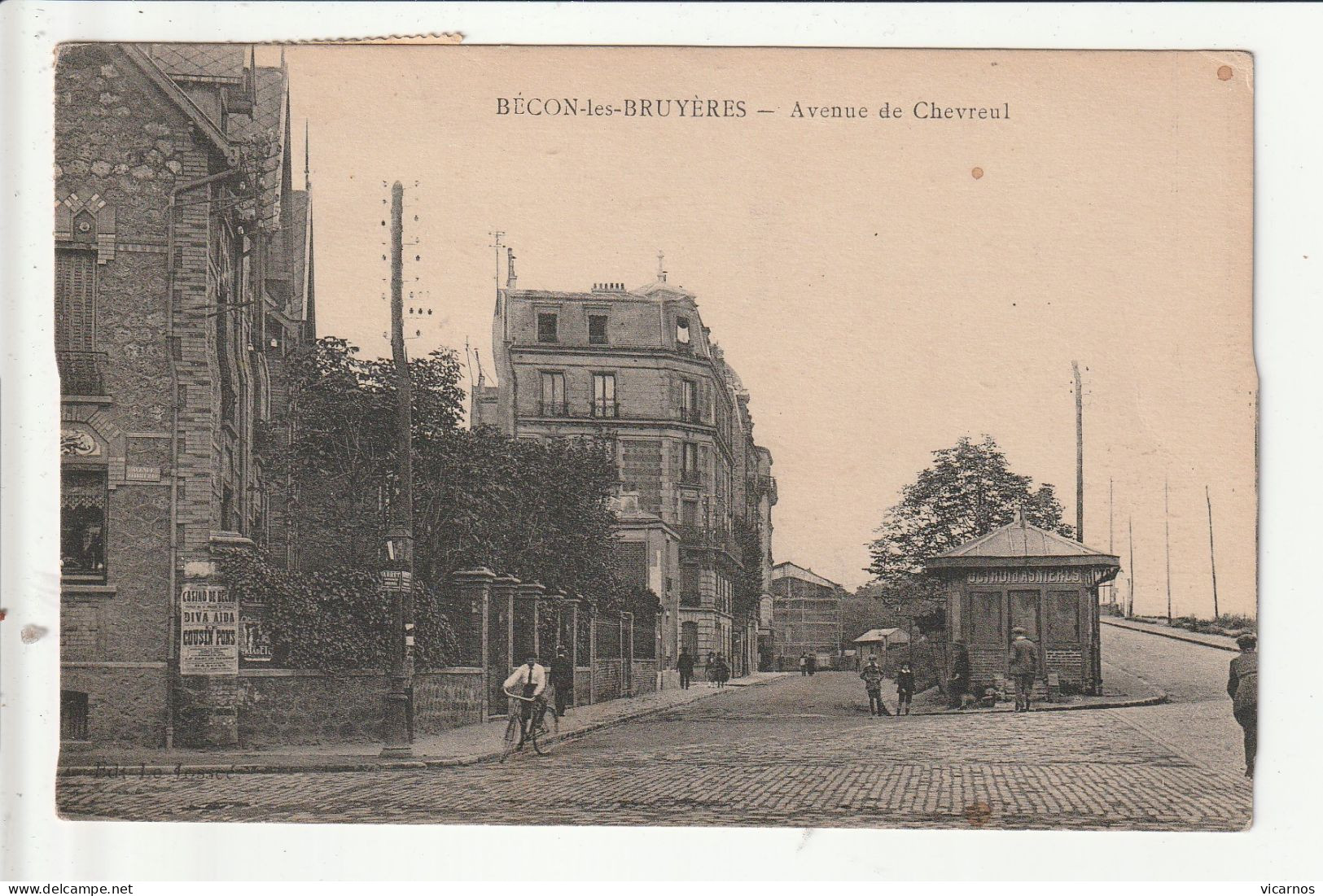 CP 92 BECON LES BRUYERES Avenue De Chevreul - Altri & Non Classificati