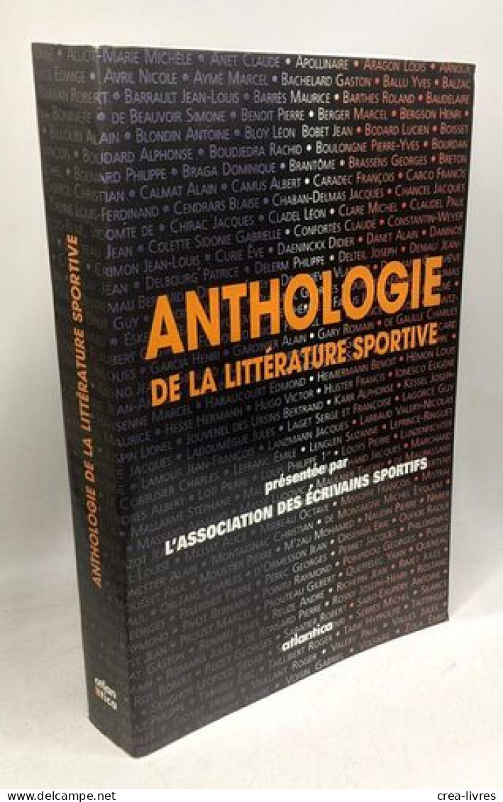 Anthologie De La Littérature Sportive - Sonstige & Ohne Zuordnung