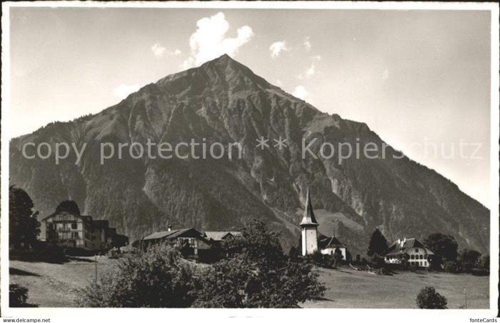 12022877 Aeschi Spiez Landschaft Mit Niesen Berner Alpen Aeschi B. Spiez - Autres & Non Classés