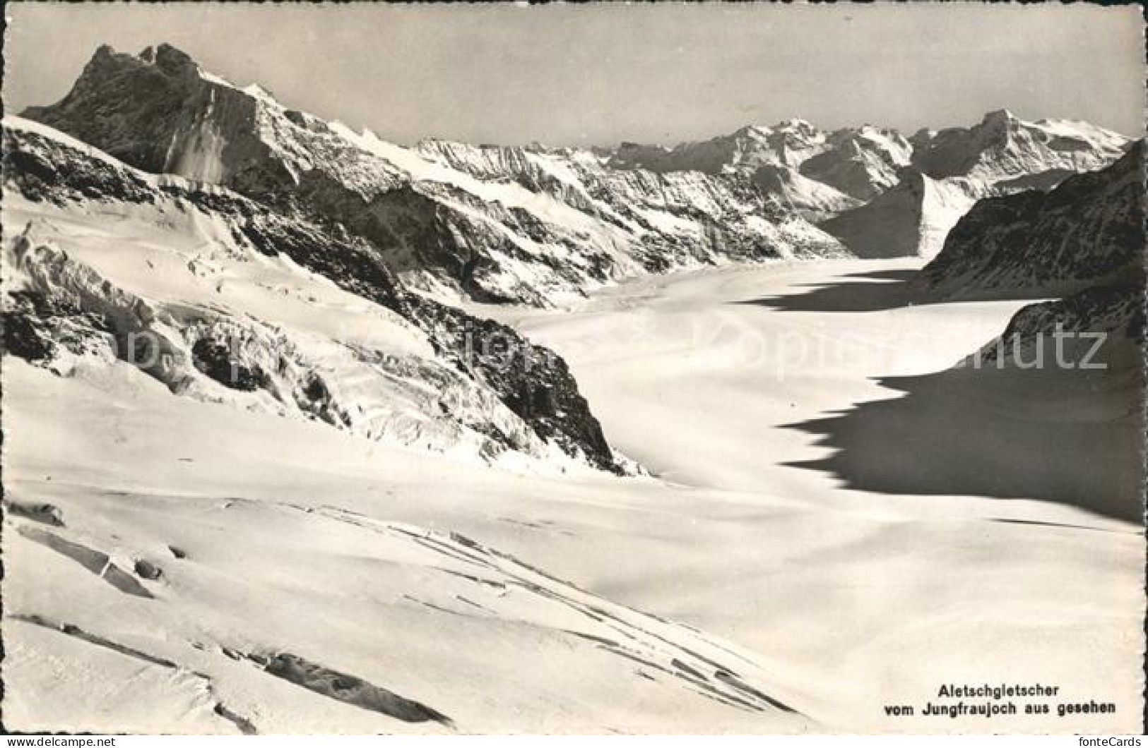 12022857 Aletschgletscher Panorama Blick Vom Jungfraujoch Aletschgletscher - Altri & Non Classificati