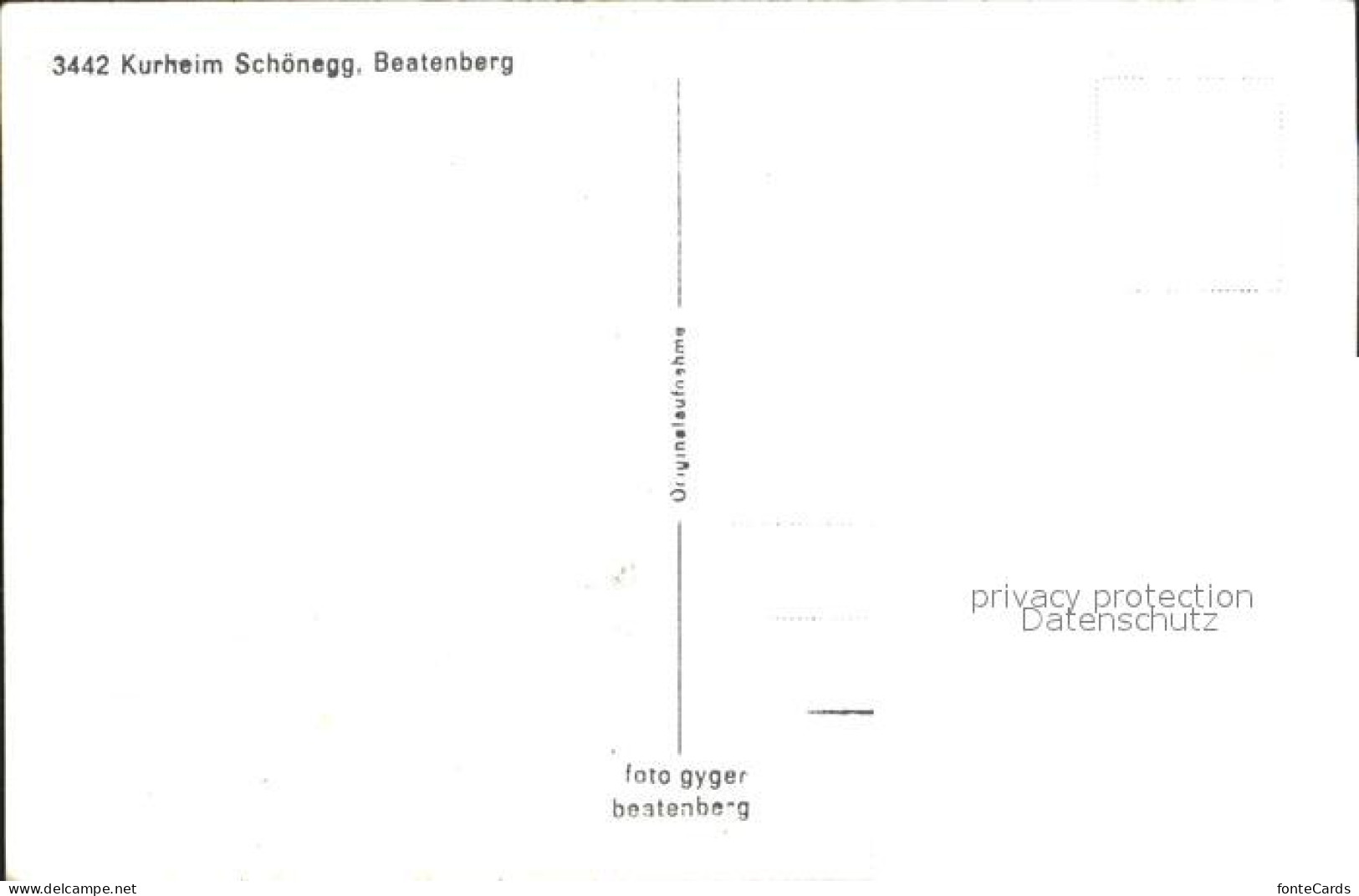 12022797 Beatenberg Kurheim Schoenegg Beatenberg - Sonstige & Ohne Zuordnung