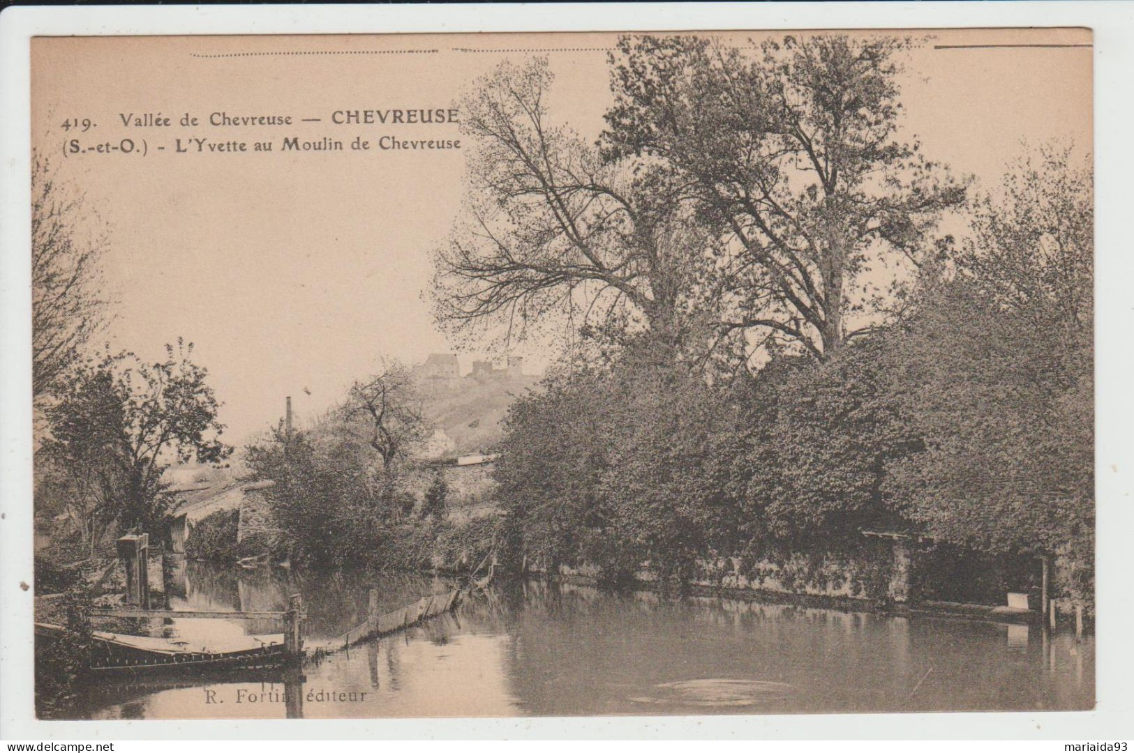 CHEVREUSE - YVELINES - L'YVETTE AU MOULIN DE CHEVREUSE - Chevreuse