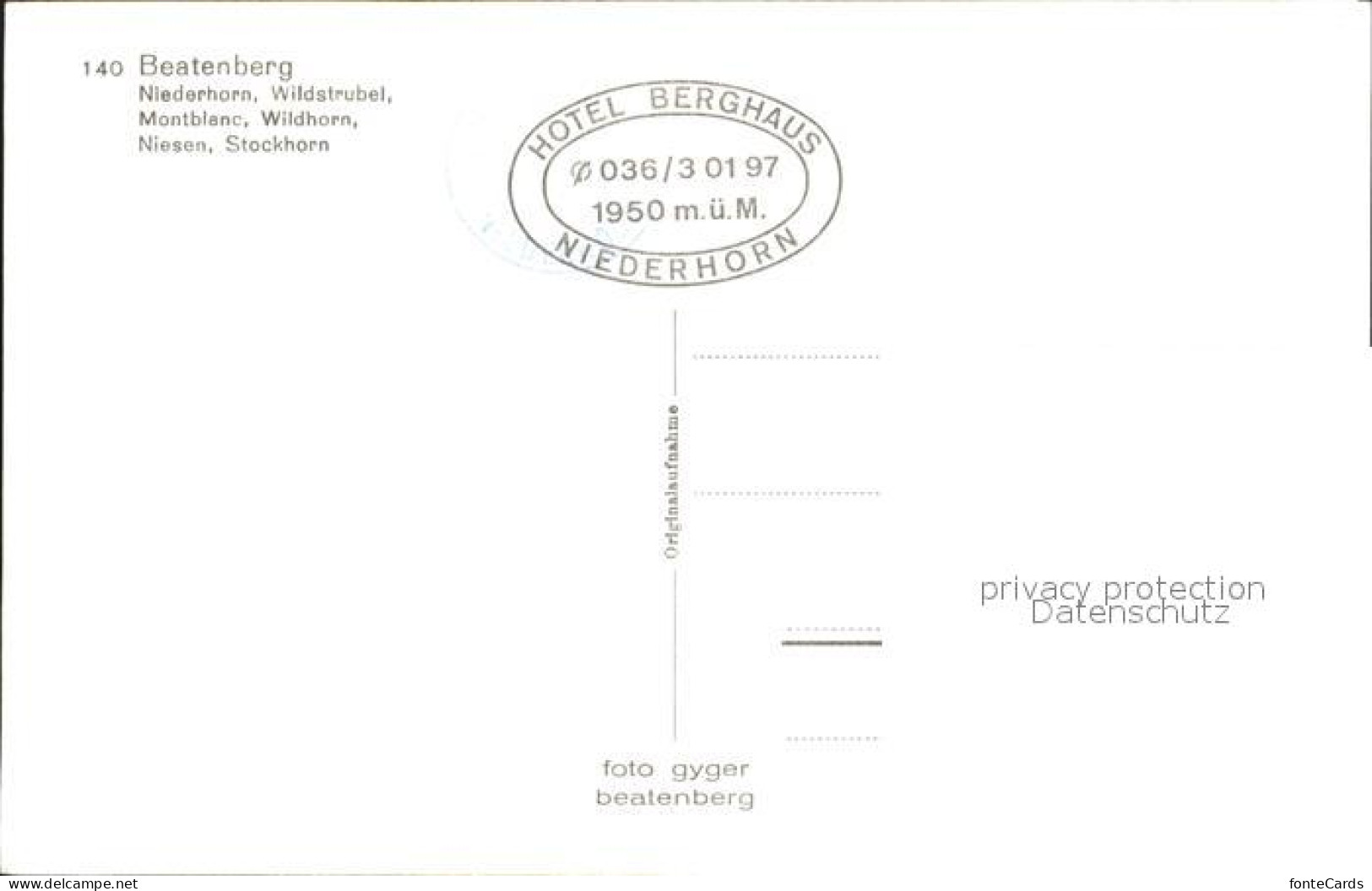 12022767 Beatenberg Hotel Berghaus Niederhorn Thunersee Alpenpanorama Beatenberg - Autres & Non Classés