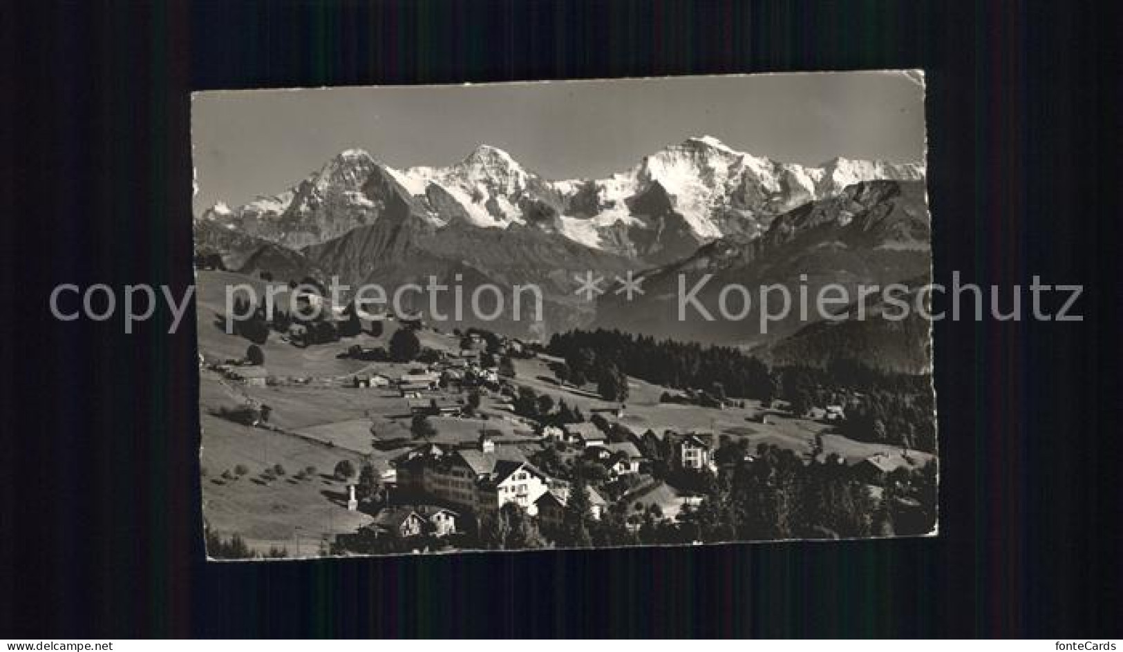 12022707 Waldegg Beatenberg Finsteraarhorn Eiger Moench Jungfrau Berner Alpen Be - Sonstige & Ohne Zuordnung