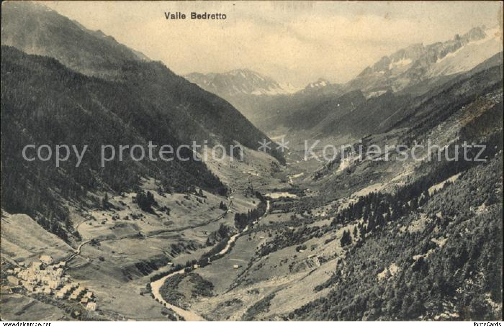 12020797 Valle Bedretto Panorama Tessin Val Bedretto - Other & Unclassified