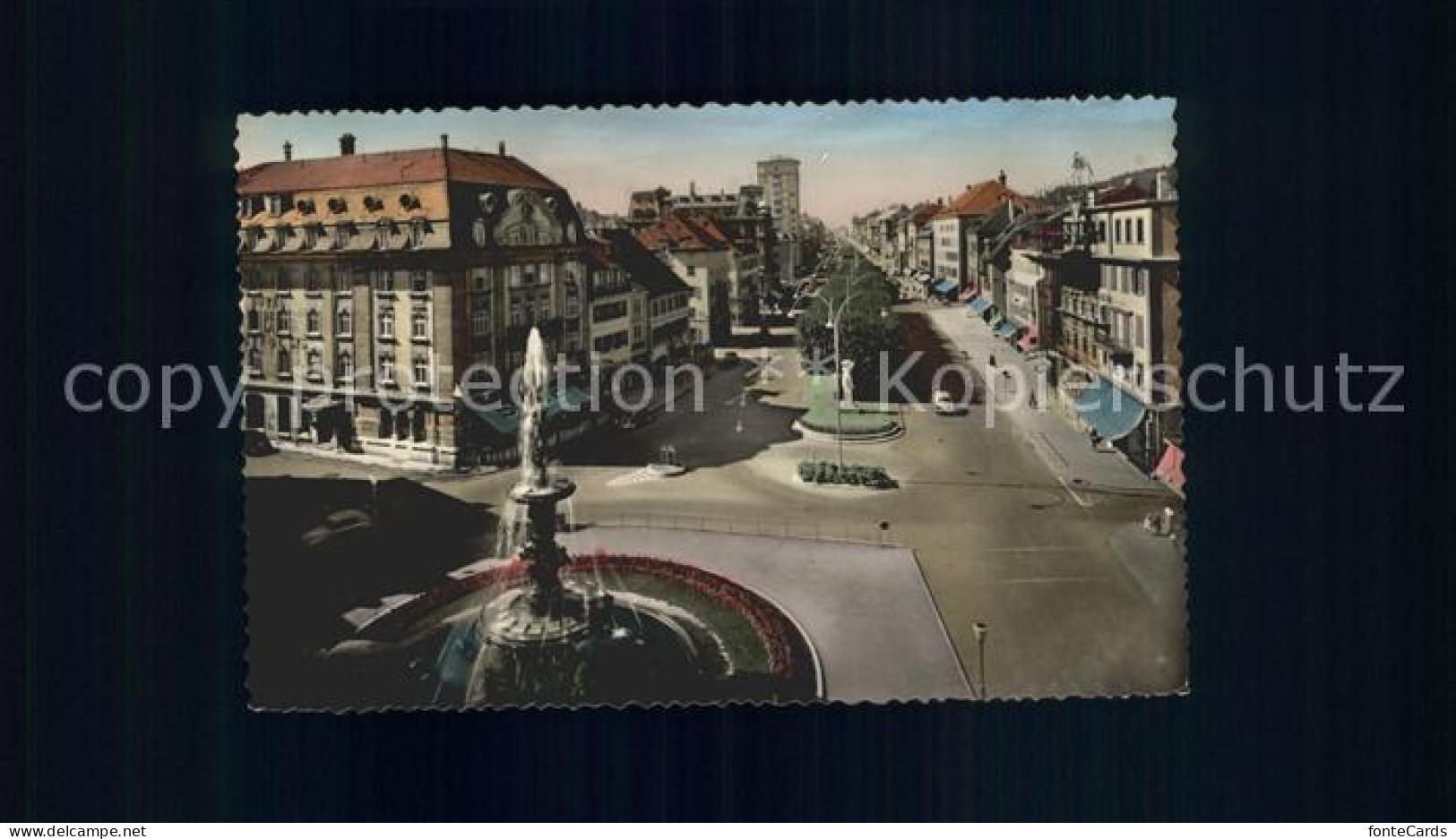 12020777 La Chaux-de-Fonds Grande Fontaine Rue Leopold Robert La Chaux-de-Fonds - Other & Unclassified